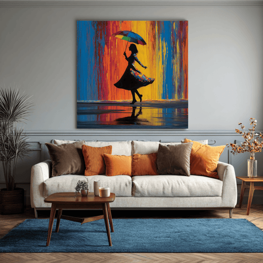 Female Silhouette Aesthetic Art, Modern Abstract Woman Wall Art, Minimalist Neutral Canvas Print, Contemporary Feminine Home Decor, Elegant Line Artwork