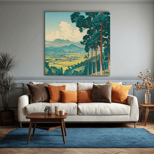 Japanese Woodblock Traditional Art, Vintage Ukiyo-e Style Wall Art, Oriental Canvas Print, Classic Japanese Home Decor, Elegant Cultural Artwork